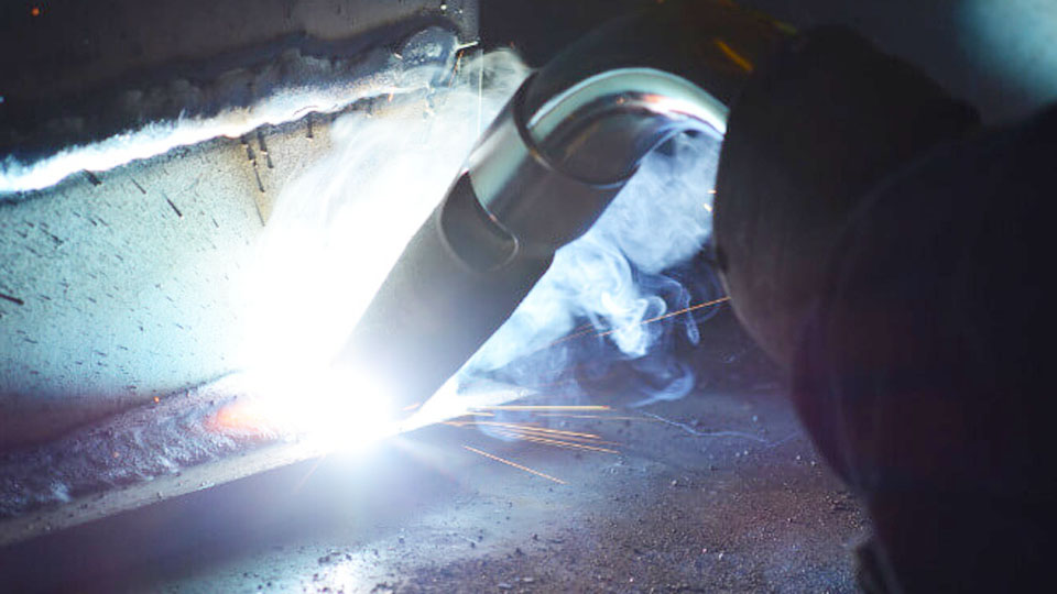 Welding Stainless to Mild Steel with Flux Core